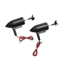 7.4V 수중 스러스터 10000RPM ROV 추진기 390 브러시 모터 엔진 26mm 3 블레이드 프로펠러 RC 미끼 보트 부품용 DIY 1 쌍, 1.1pair 7.4V thruster