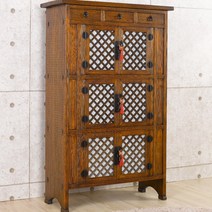 홍송창살3층장 이조공예 고가구 수납장 원목가구 한옥