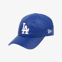 M 뉴에라모자 NQC 12570629 뉴에라 키즈 MLB 레더 아플리케 LA 다저스 볼캡, YTH