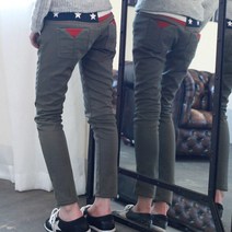 탑스웨이크 두툼한 여성 겨울 기모 바지 S~3XL 빅사이즈