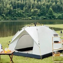 에이원스토어 원터치 간편한 캠핑 가벼운 텐트, 2~3인용