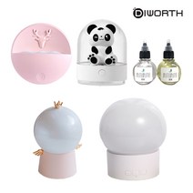 (GA) 오르골타입 디퓨저타입 LED 취침등 무드등 캠핑조명, 스노우디어DLSSM66(핑크), 헤스페리데스_헤스페리데스