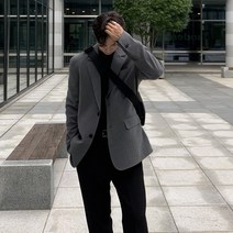 남자정장대여 턱시도 남성정장 장례식정장 남자 예복 결혼식남자하객룩 맞춤정장 셋업수트 봄 버전 트렌드 라이트 요리 하이 엔드 튀긴 스트리트 슈트 재킷 느슨한 캐주얼 작은 정장 인