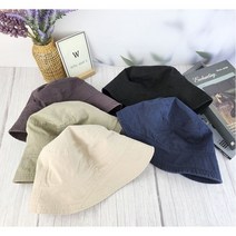 와이앤와이 노멀워싱 사선절개라인 네추럴 버킷햇 빈티지룩 사계절 편한코디 숏챙 면벙거지