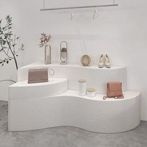 계단식 진열대 옷가게 장식 부스 디스플레이 테이블, 길이150의반대(질감면), 상세 페이지 참고