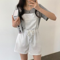 더핑크 / [더핑크] 셀유 캐주얼 멜빵 반바지 (4color)