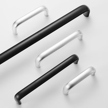 산업 장비 핸들 알루미늄 합금 실버 블랙 CNC 판금 공작 기계 캐비닛 도어 휴대 전화 상자, [20] 직경 26mm 구멍 간격 500mm 검정색 나