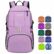 Dveda 35L 경량 휴대용 백팩 방수 내구성 하이킹 여행 데이팩, Pink