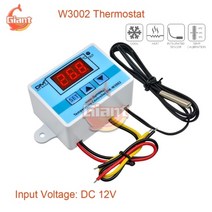 연기감지 누수감지 화재감지 소방w3002 12v 24v 110v 220v led 디지털 온도 컨트롤러 온도 조절기 온도 조절기 센서 미터 냉장고 물 가열 냉각, 협력사, w3001 dc 12v