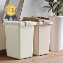 원터치 대용량 30L 50L 분리수거함 1p, 솔보휴지통50L(브라운1p)