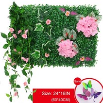 인공 식물 회양목 장식 울타리 잔디 배경 벽 녹지 패널 uv 보호 개인 정보 보호 홈 뒤뜰 정원 장식, 본사-174-a