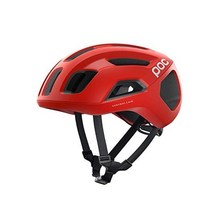 POC 자전거 헬멧 로드 사이클링 에어 스핀, Red, Small