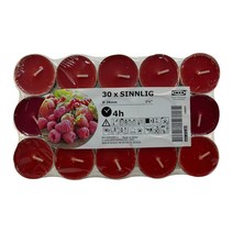 이케아 향초(38mm) 신리그 레드가든베리 30입 1개