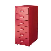 HELMER 헬메르 이동식서랍유닛 레드 001.760.99, 색상:[색상]본상품, 본상품선택