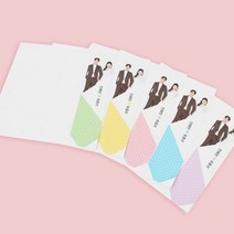 하트 쏠라씨 파스텔 디자인종이 50장 - 군화곰신 제작 군인 커플 선물, 1개, 핑크색-노란색
