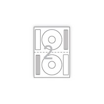 [오피스디포] CD DVD용라벨(PS-3642P 10매 한국폼텍), 단일옵션
