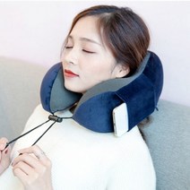 [바보사랑] 메모리폼 여행용목베개 4종 세트, 제품선택:메모리폼목베개4종_핑크