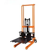 수동 지게차 유압 스태커 핸드카 작키 짐 하역 소형, 200kg x 0.85m 유압 리프트(직선휠)