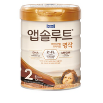 앱솔루트 프리미엄 명작 분유 2단계, 9개, 800g