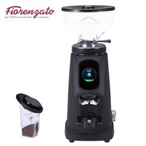 이탈리아 Fiorenzato F4E Florence 원두 커피머신 그라운더 그라인더 반자동, 블랙