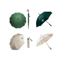 뚜레쥬르 스타벅스 장우산 3단 접이식 스벅 선물용 소형 중형 우양산, 22 아이보리