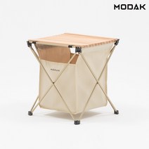 모닥 캠핑 보조테이블 쉘프 선반 우드 롤 테이블 미니 사이드 캠핑용