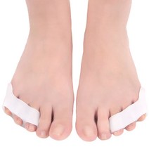 보호대 실리콘 새끼발가락 보호 고무 밴드 발가락보호, 2새끼발가락밴드-흰색