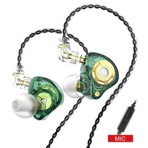 모니터링 유선 이어폰 긴줄이어폰 긴이어폰 게이밍 이어폰 trn mt1 pro hi-fi 1dd 다이나믹 인이어 드라이브 hifi 베이스 메탈 모니터 스포츠 헤드폰 실행, 푸른