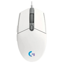 로지텍 마우스 g102 lightsync 유선 게임 백라이트 메카니카 사이드 버튼 글레어 매크로 노트북 usb 홈 오피스 g102, 하얀