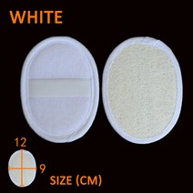 수세미 스파 각질 제거 스크러버 천연 루파 바디 워시 스폰지 비누 장갑, [01] 1pcs white