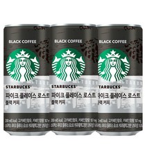 스타벅스 파이크 플레이스로스트블랙 200ml x 12캔[0186], 스타벅스 파이크 플레이스로스트