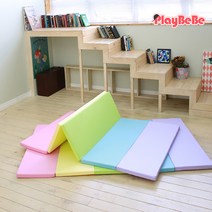 플레이베베 놀이방 폴더매트 파스텔 5단 (120x200)