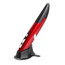 펜마우스미니 2.4GHz 무선 펜 마우스 광학 패드 태블릿 PC 에어 조정 가능한 DPI 수직 Mause Sem Fio 승/US, 01 Old red, 한개옵션1