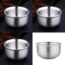 이중 스텐 그릇 11.5CM 스텐국그릇 국대접 탕그릇 대접그릇 찌개그릇 탕기