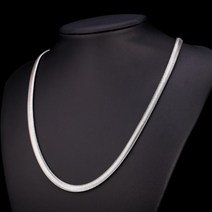 제니블링 스네이크 목걸이 써지컬스틸 패션목걸이