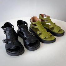 [바보사랑] 여자 가을 플랫폼 통굽 워커 부츠 피셔맨 샌들