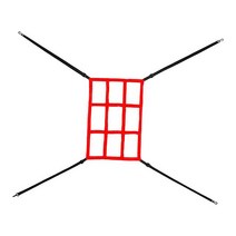 야구그물망 피칭망 배팅그물 소프트볼 연습용 야구 네트 스탠드 훈련 장치, 02 red