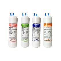 야자수카본 국내생산 현대큐밍 정수기 필터 호환 HP-631SW 전체세트 4개, (나노업그레이드) 9인치단방향4개(631SWHQ)