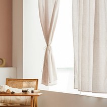 디자인 순면 반창커튼 2종택1