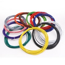 UL 1015 유연한 연선 PVC 와이어 및 케이블 주석 도금 구리 18AWG 20AWG 22AWG 24AWG 고온 105 ° 전압 60, 03 Green_01 1 Meter_06 24 AWG