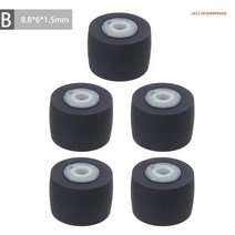 Shell & Body Parts 5pcs 카트리지 라디오 롤러 테이프 레코더 압력 카세트 벨트 풀리 플레이어 203a, b