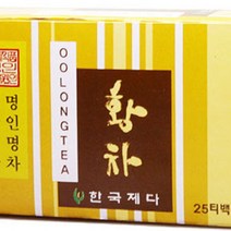 황차 발효녹차잎 녹차잎 25티백