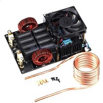 고주파가열기 히팅기1000W 50A DC12V-40V ZVS 고주파 유도 가열 보드 DIY 쿠커 모듈 히터 코일, 한개옵션0