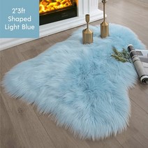 카페트 ashler home deco ultra soft shaped faux fur