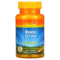 Thompson 마카 Maxa 525 mg 60 식물성 캡슐
