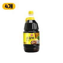 만능양념 집밥 업소용 소갈비 큰 양념 2.2kg 오뚜기, 4개