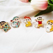 고고언니 캐릭터뱃지 짱구는 못말려 친구들 11종