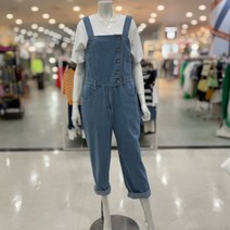 숲 슬리브리스데님오버롤 OY4OVC2