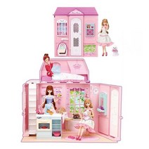 [장식소품] 여자아이 생일 선물 미미 놀러와 미미 이층집 세트 핫아이템, 본상품선택