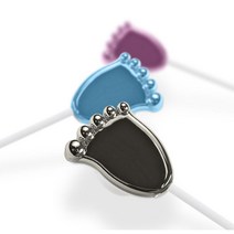 유니크 디자인 발바닥 모양 이어폰 스마트폰이어폰 고감도 귀가편한, 색상, 화이트